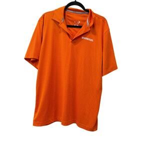 Whataburger Employee Orange Shirt Size XL Collared Short Sleeves Polo Uniform